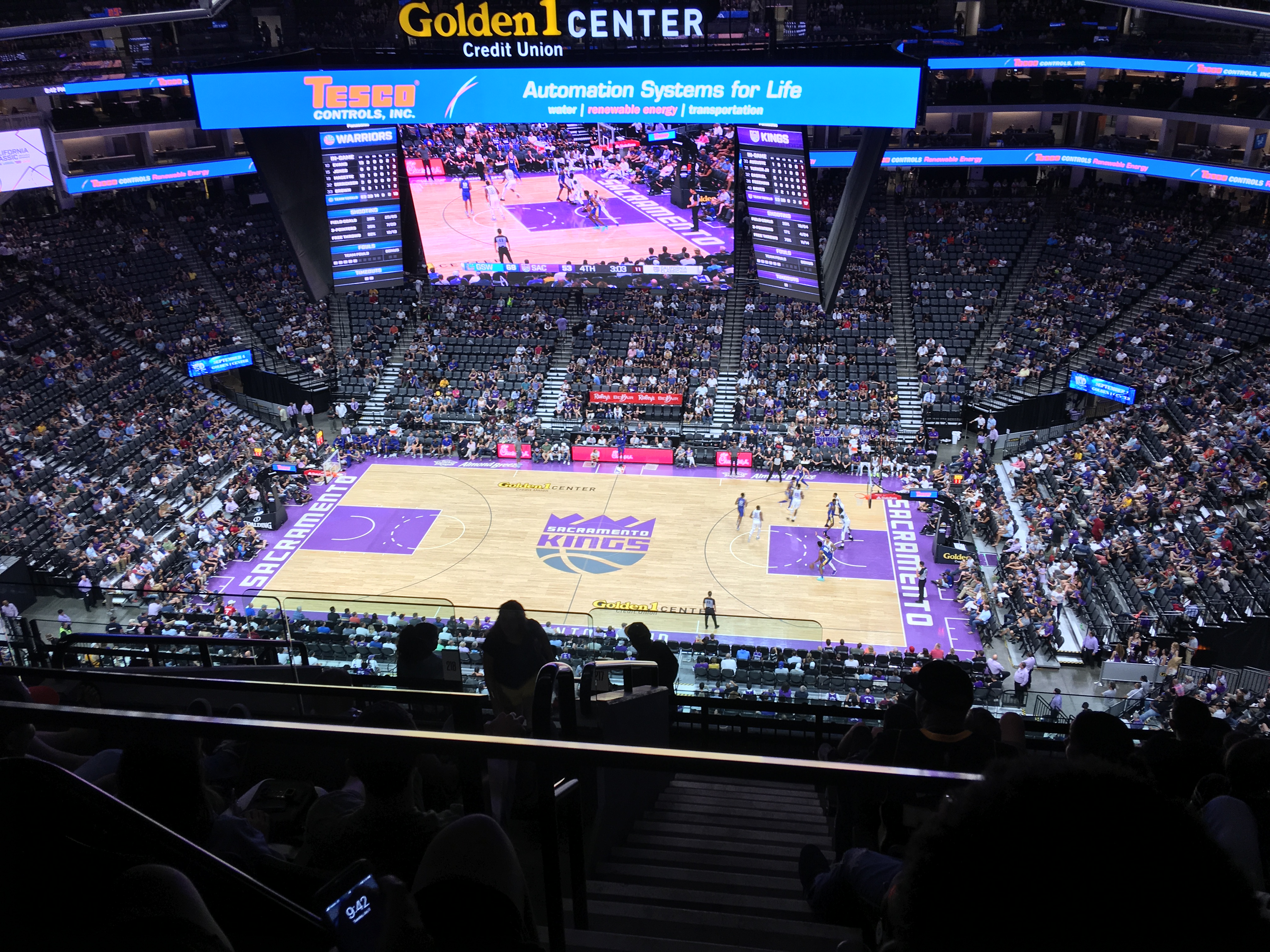Interior of the Golden 1 Center during an event