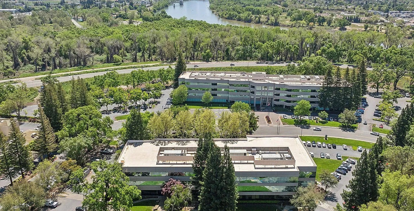 Kayakers on the American River in Sacramento